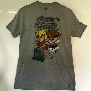 Street Fighter Capcom Size M Ken VS Ryu T-Shirt Short Sleeve